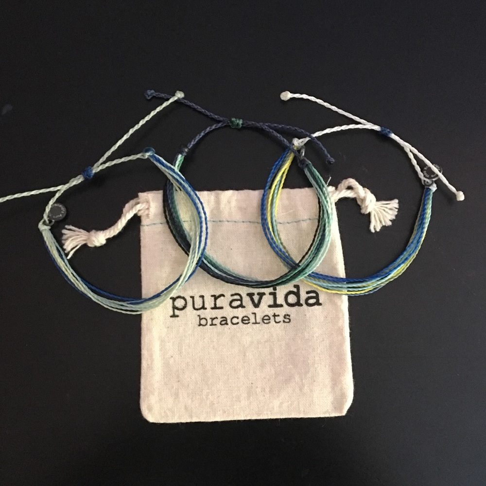 3 Pack Pura Vida Bracelets